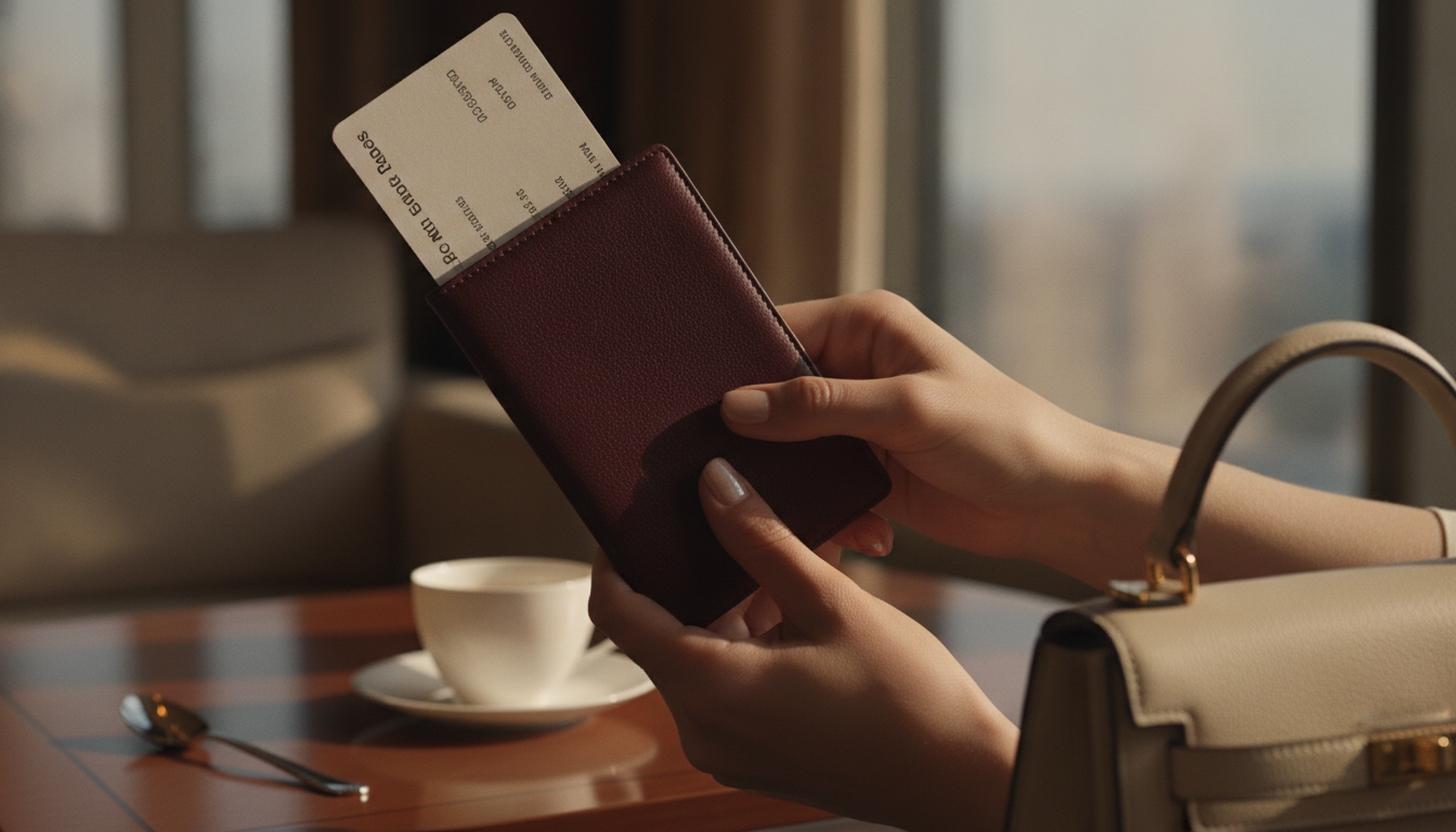 First Class Flugreise: Lektion in Diskretion und Haltung
